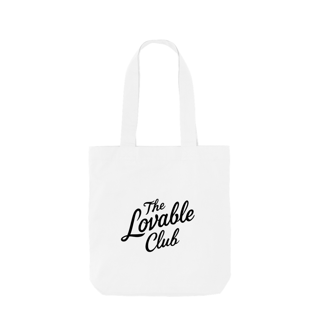 White Printed Bag