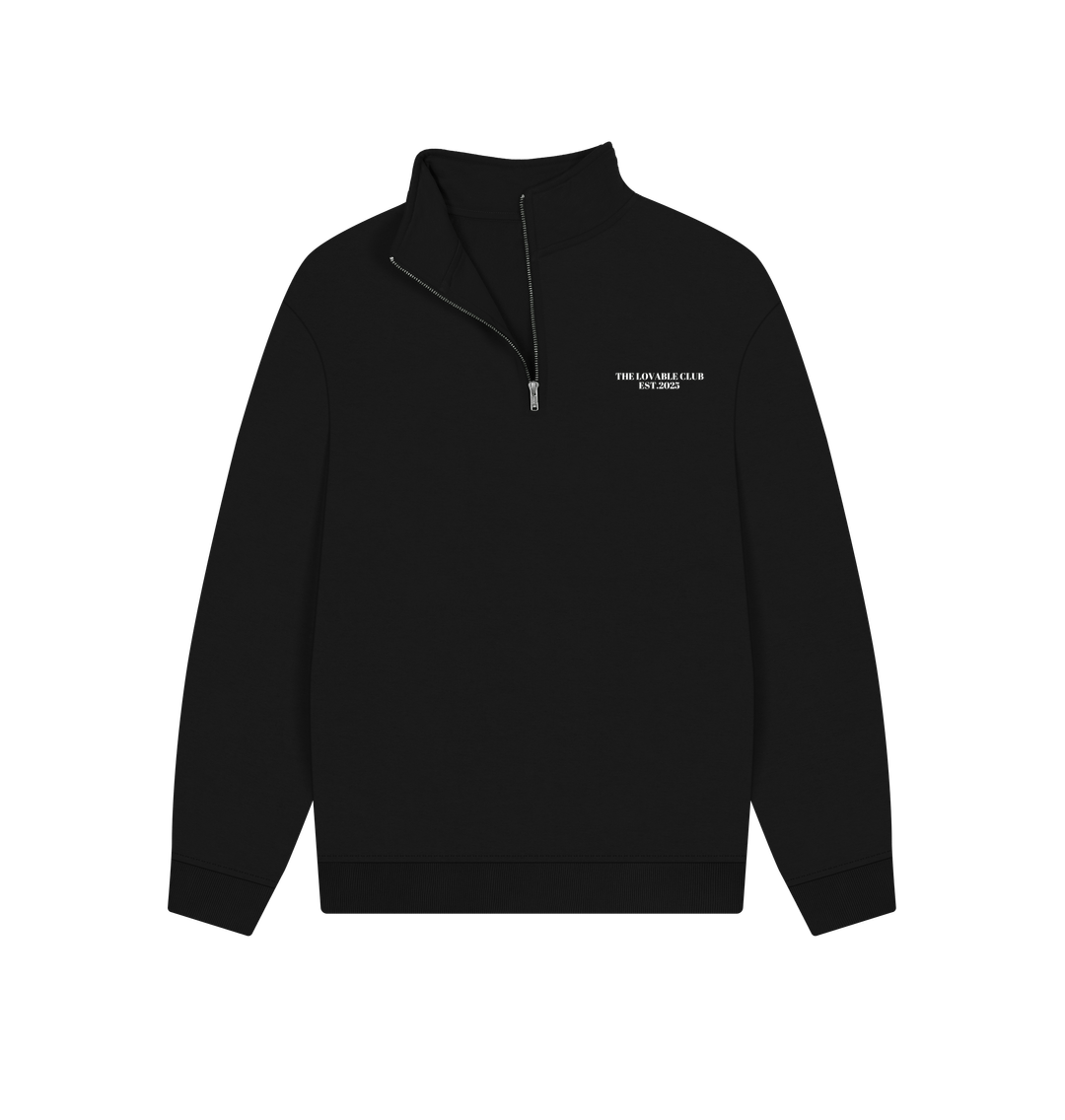 Black Printed Sweater