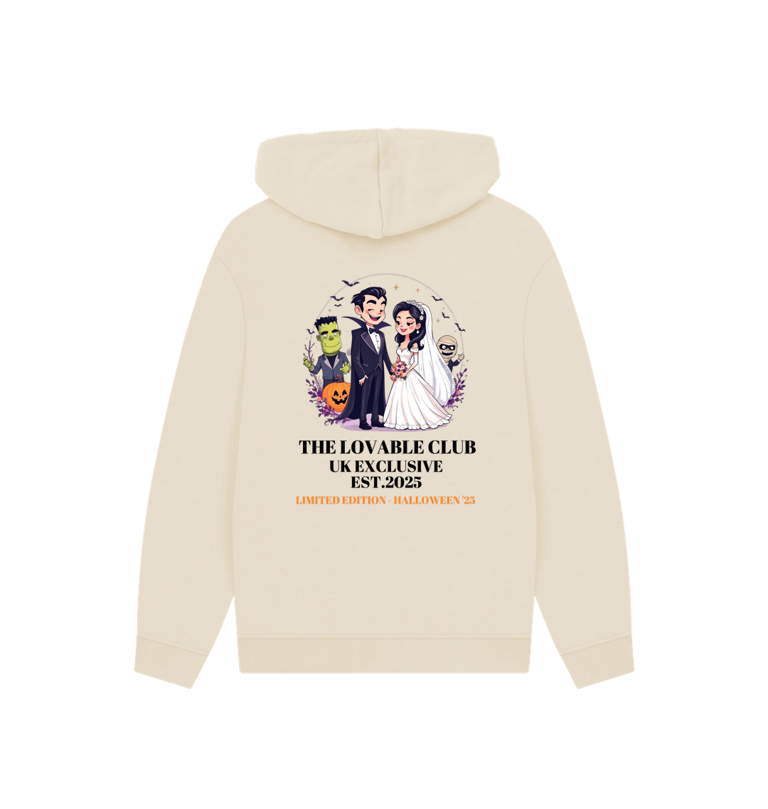 Oat Printed Hoody Back