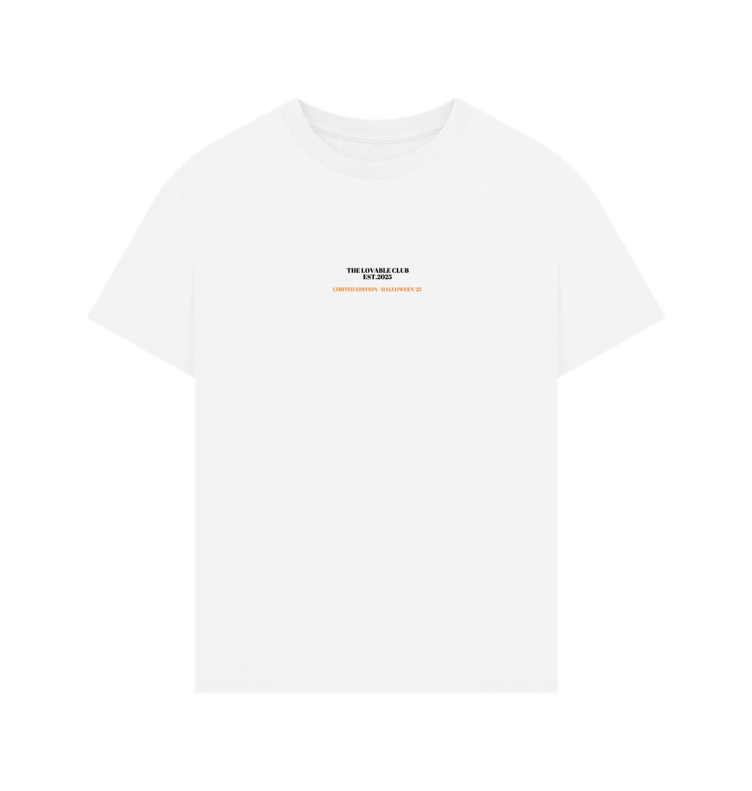 White Printed T-shirt Front