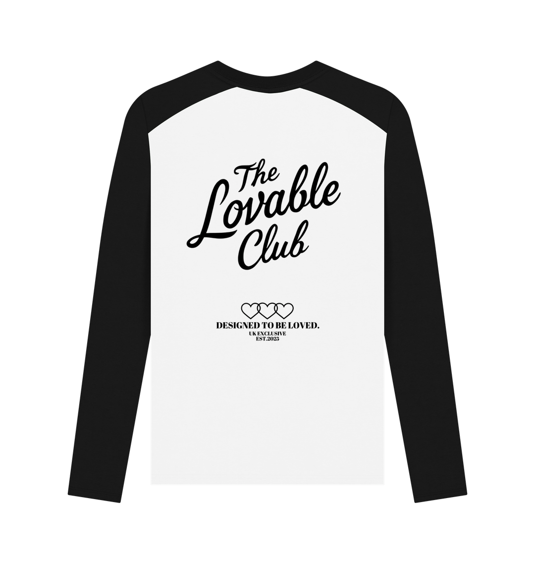 Black-White Printed Baseball T-shirt