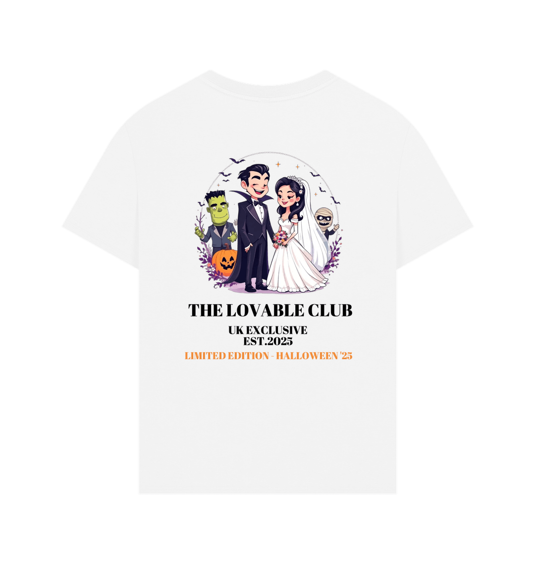 White Printed T-shirt Back