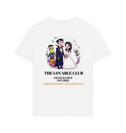 White Printed T-shirt Back