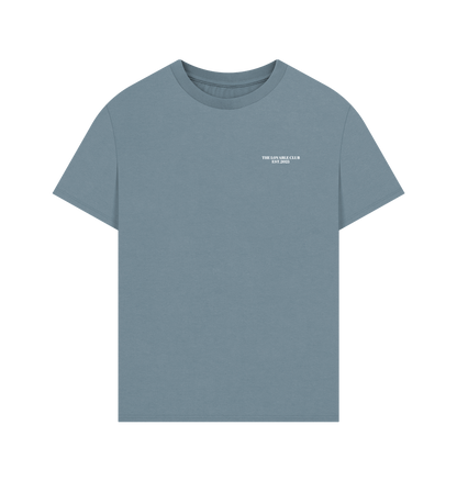 Stone Blue Printed T-shirt