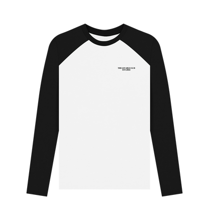 Black-White Printed Baseball T-shirt