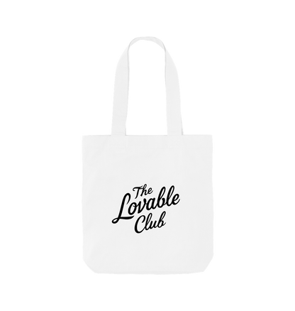 White Printed Bag