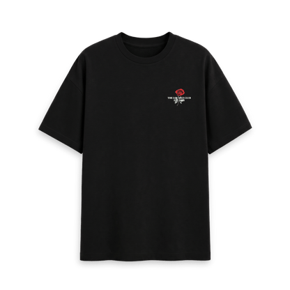 Black Printed T-shirt Front