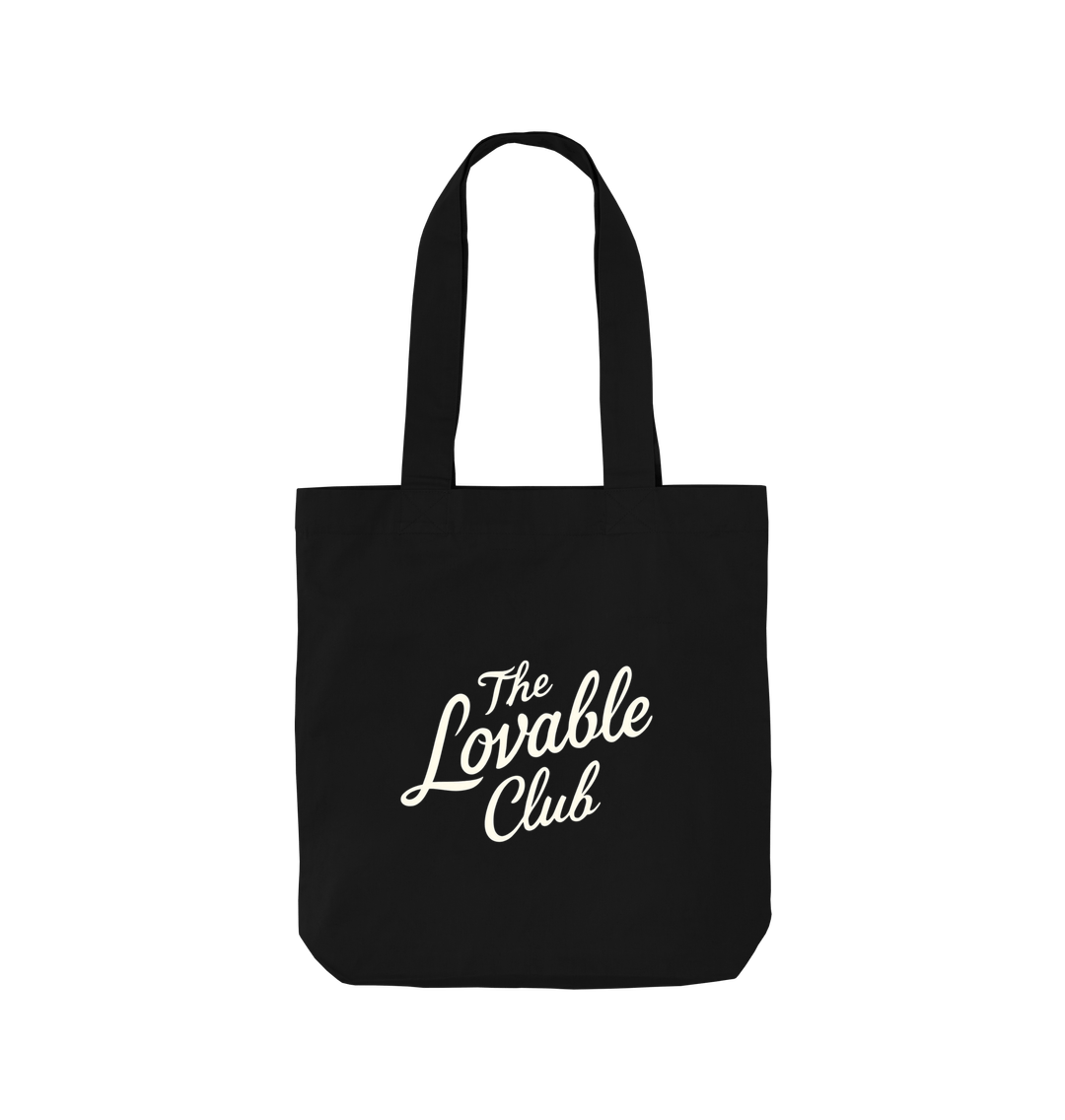 Black Printed Bag