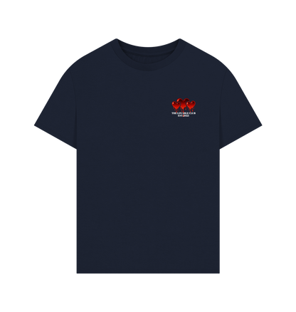 Navy Printed T-shirt Front