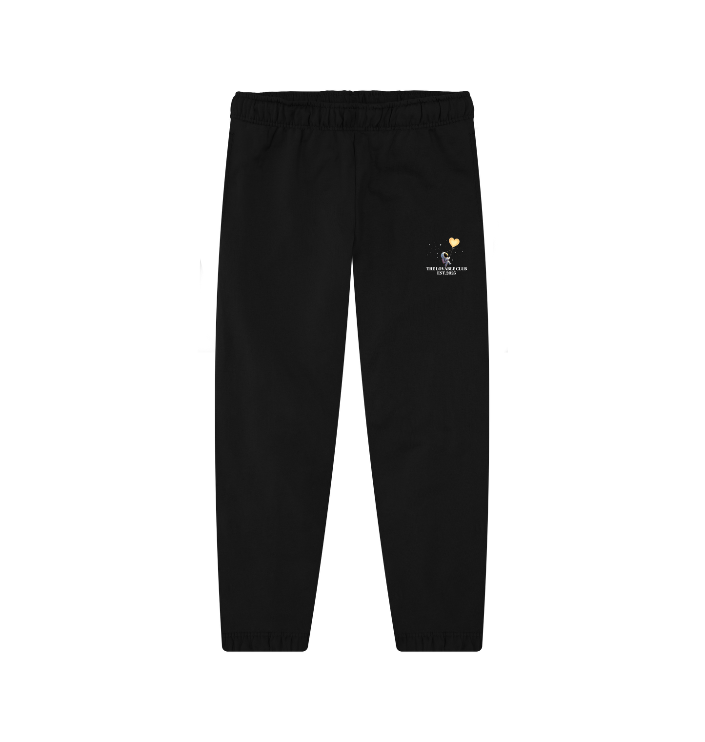 Black Joggers Front
