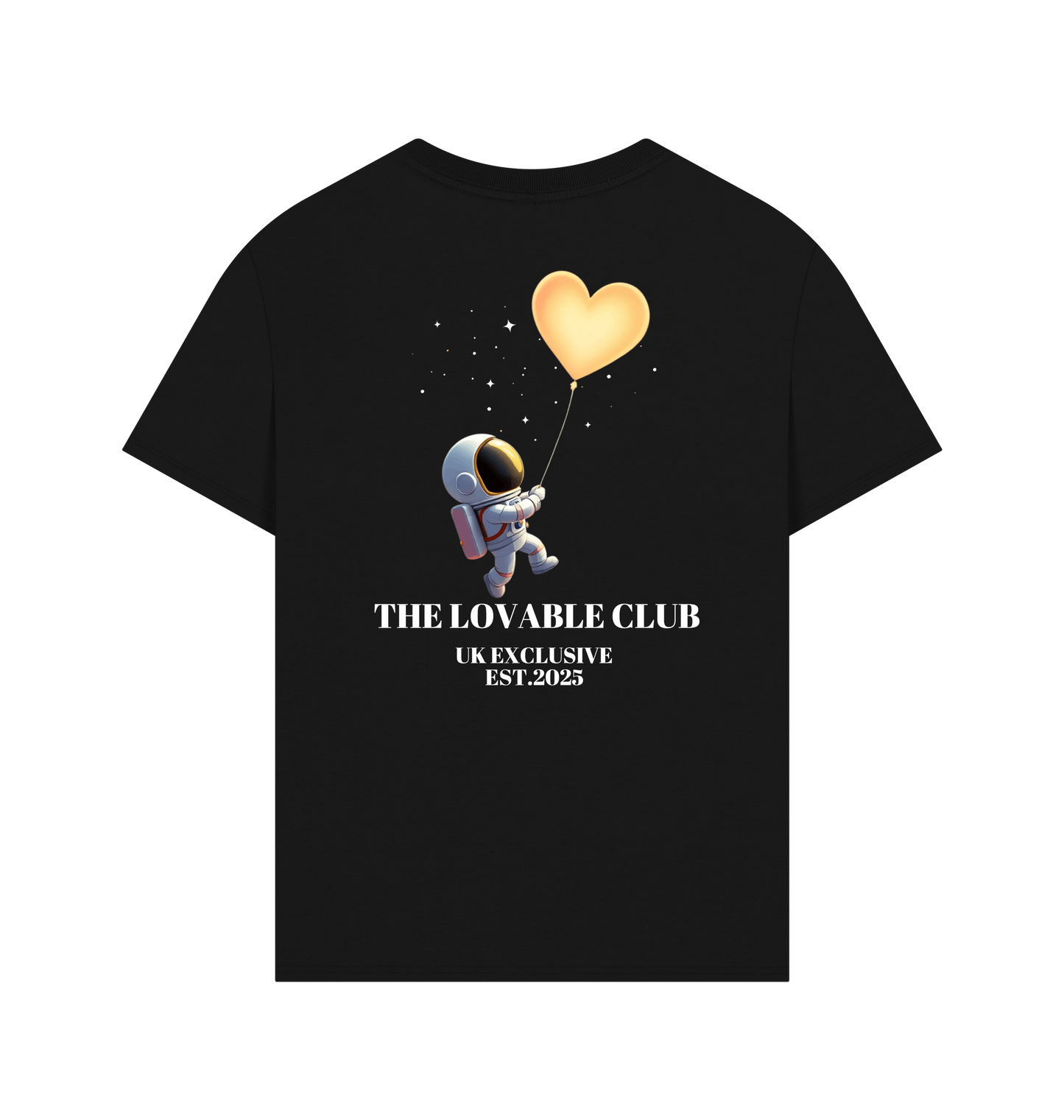 Black Printed T-shirt Back