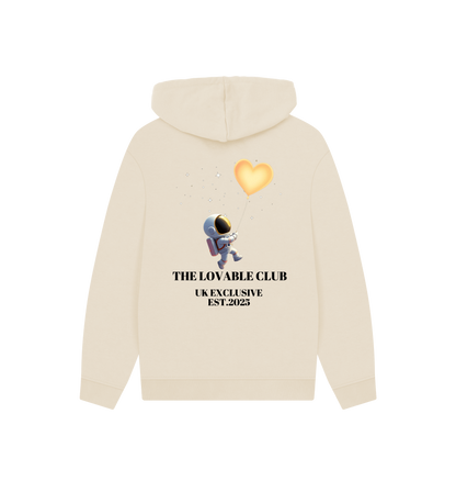 Oat Printed Hoody Back