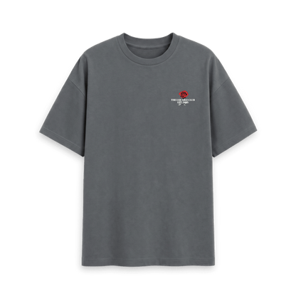 Slate Grey Printed T-shirt Front