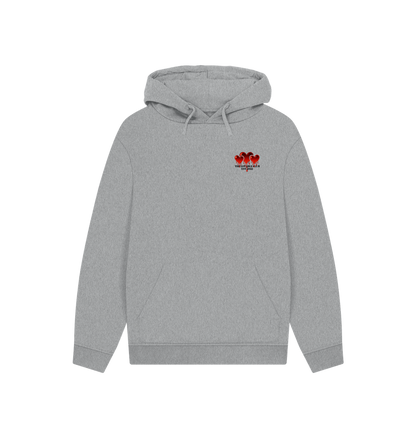 Athletic Grey Printed Hoody Front