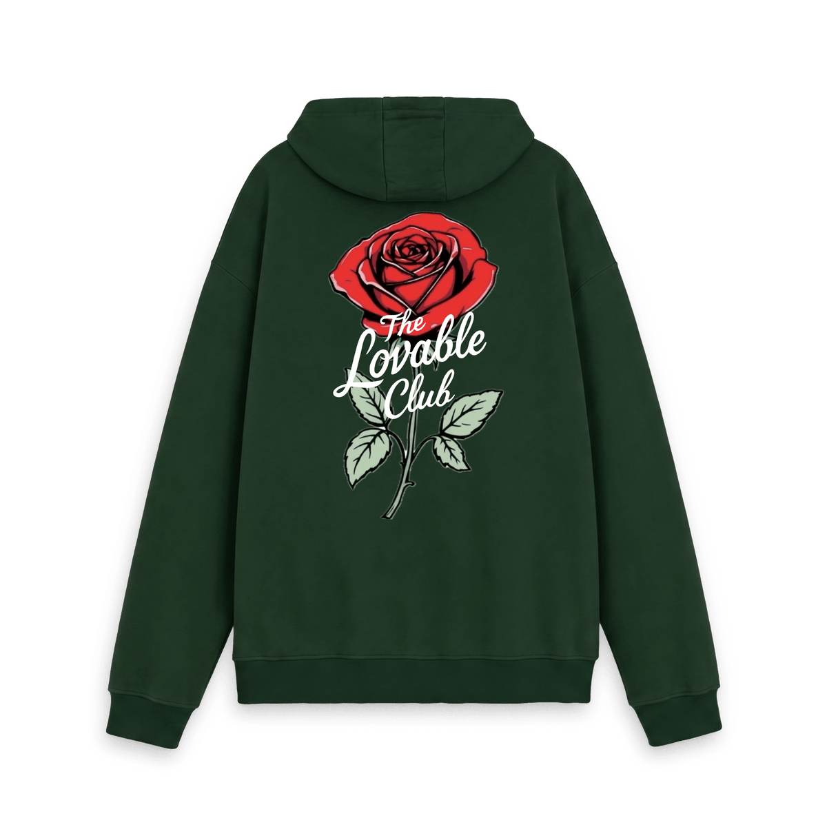 Evergreen Printed Hoody Back