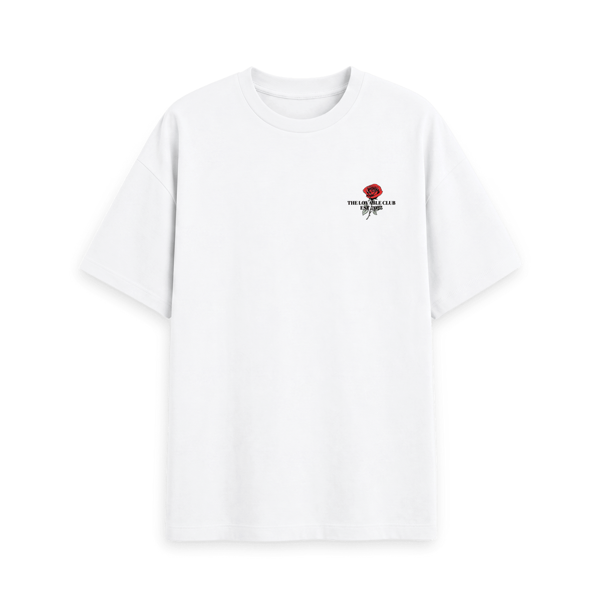 White Printed T-shirt Front