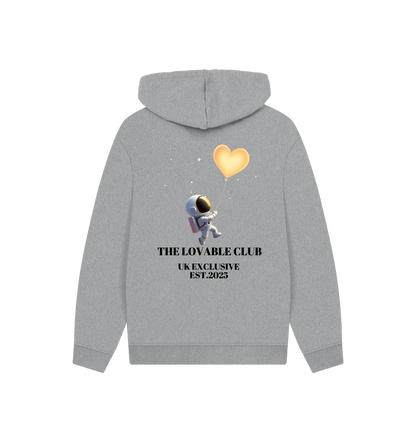 Athletic Grey Printed Hoody Back