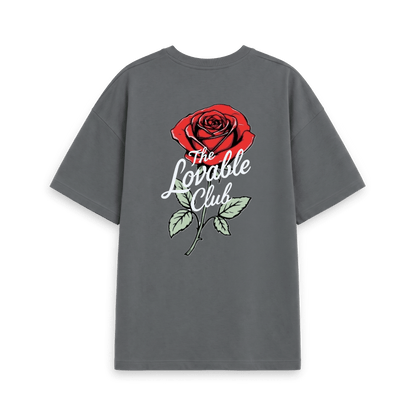 Slate Grey Printed T-shirt Back