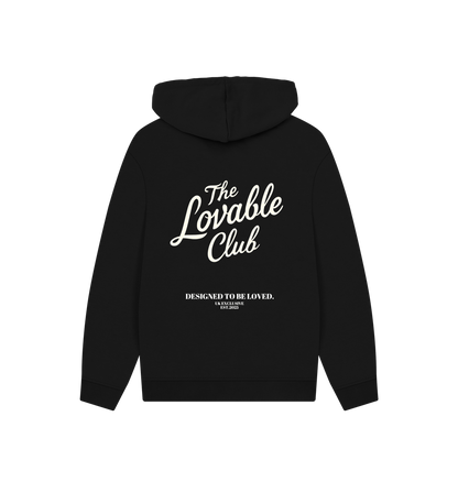 Black Printed Hoody