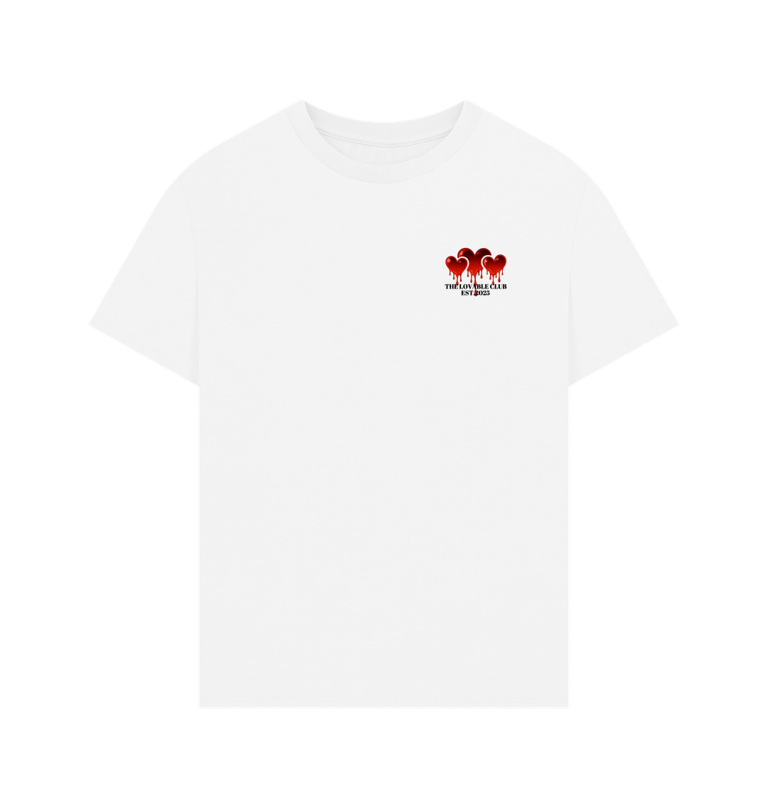 White Printed T-shirt Front