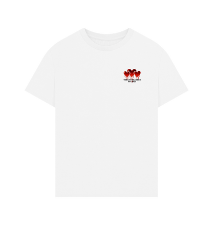 White Printed T-shirt Front