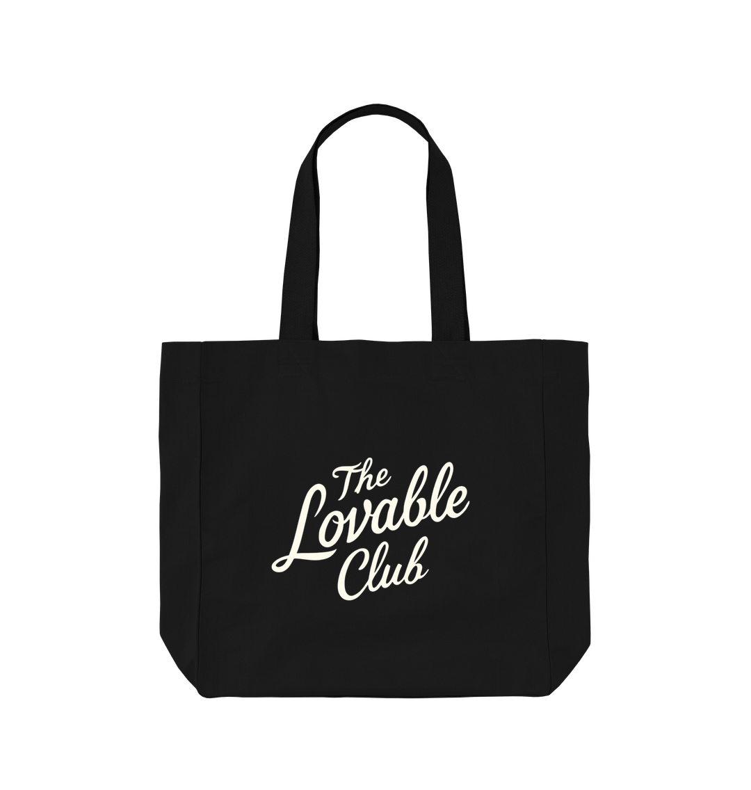 Black Printed Bag