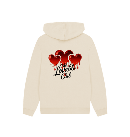 Oat Printed Hoody Back