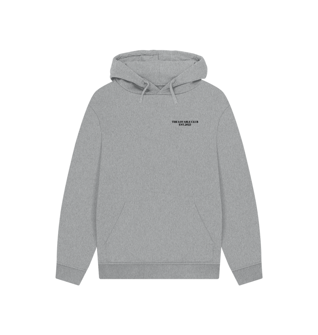 Athletic Grey Printed Hoody