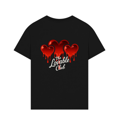 Black Printed T-shirt Back