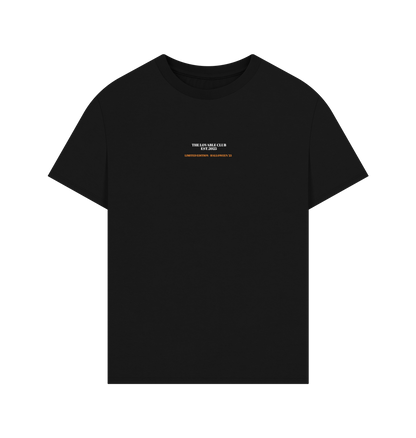 Black Printed T-shirt Front