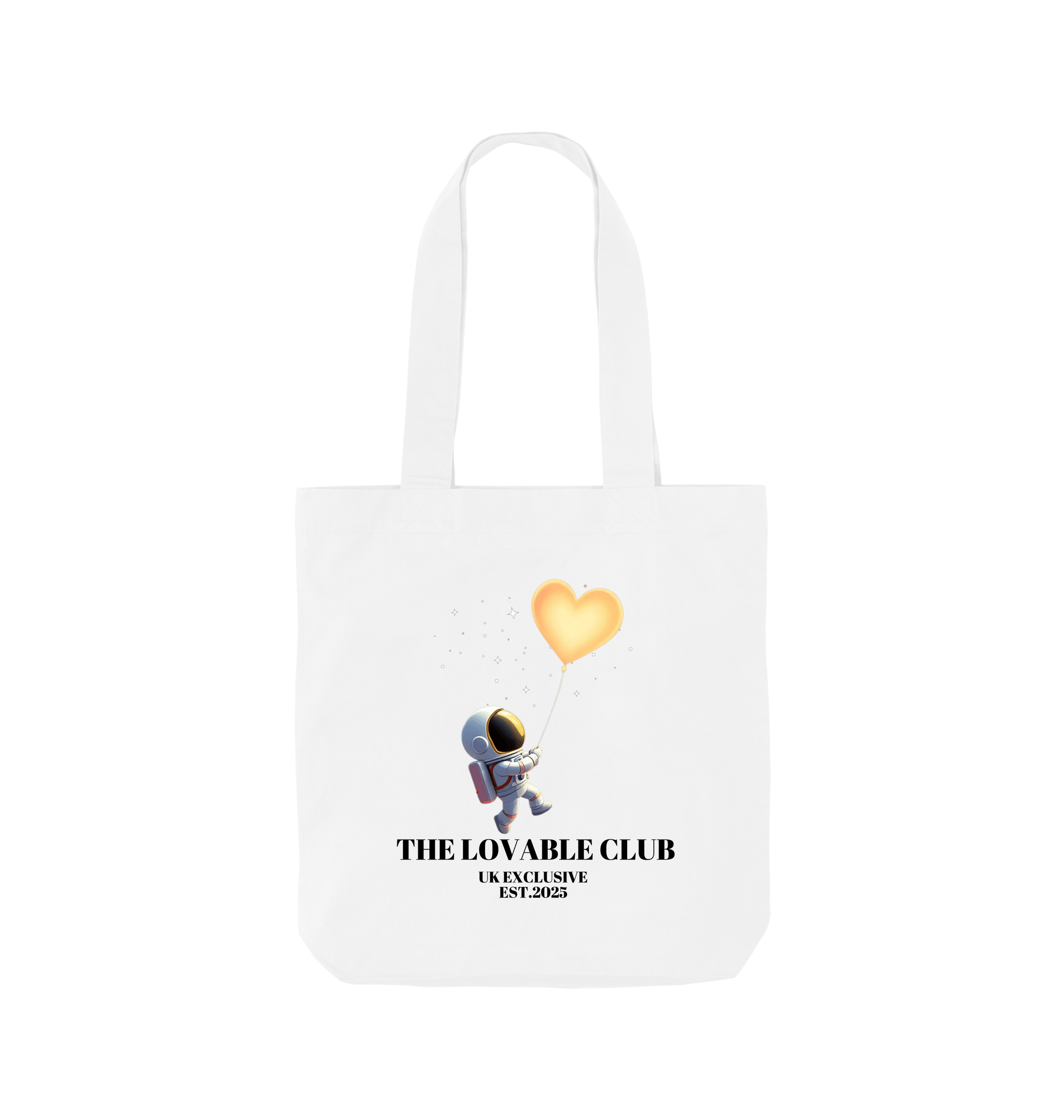 White Printed Bag Front