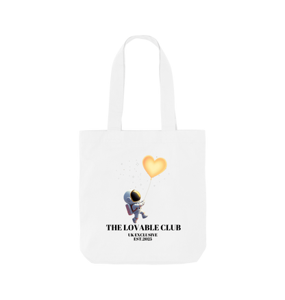 White Printed Bag Front