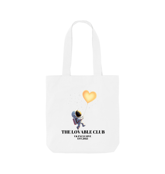 White Printed Bag Front