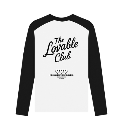 Black-White Printed Baseball T-shirt