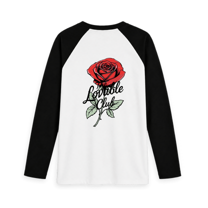 Black-White Printed Baseball T-shirt Back