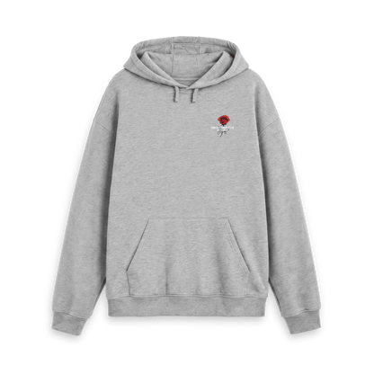 Athletic Grey Printed Hoody Front