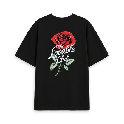 Black Printed T-shirt Back
